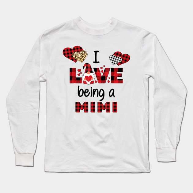 I Love Being A Mimi Long Sleeve T-Shirt by Ohooha